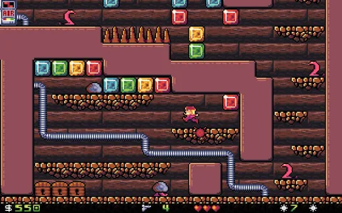 Crystal Caves – In-game