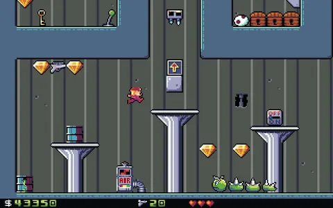 Crystal Caves – In-game
