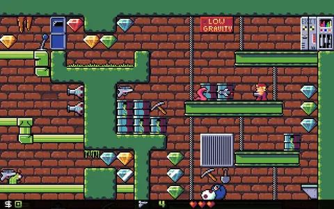 Crystal Caves – In-game
