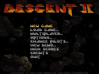 Descent II – Title screen