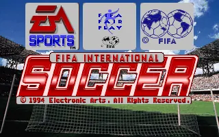 FIFA International Soccer – Titulní obrazovka