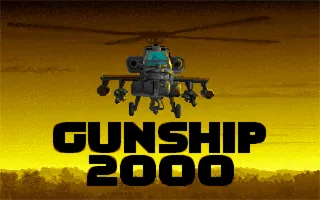 Gunship 2000 – Titulní obrazovka