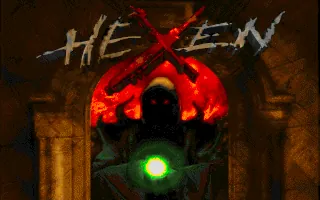Hexen: Beyond Heretic – Titelbildschirm