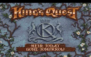 King's Quest VI: Heir Today, Gone Tomorrow – Titelbildschirm