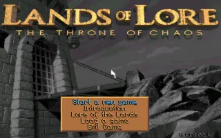Lands of Lore: The Throne of Chaos – Titulní obrazovka