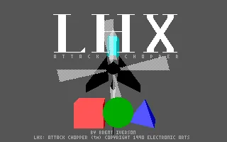 LHX Attack Chopper – Titelbildschirm