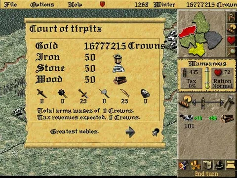 Lords of the Realm – Ze hry