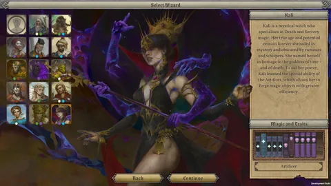 Master of Magic – Titulní obrazovka