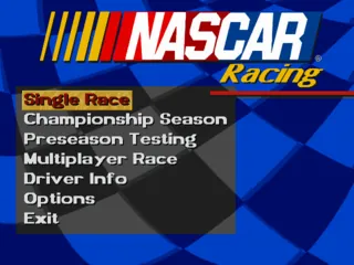 NASCAR Racing – Titulní obrazovka