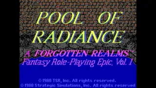 Pool of Radiance – Titulní obrazovka