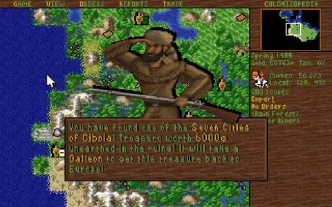 Sid Meier's Colonization – Ze hry