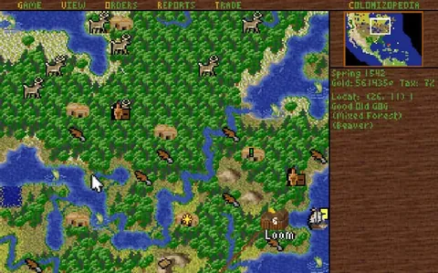 Sid Meier's Colonization – Ze hry