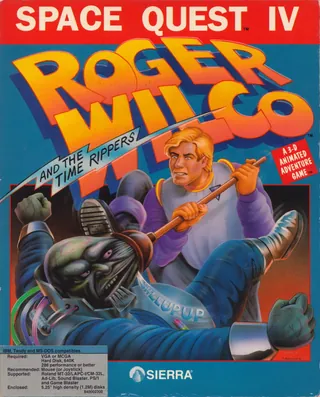 Space Quest IV: Roger Wilco and the Time Rippers – boxart