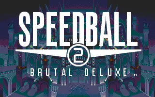 Speedball 2: Brutal Deluxe – Titulní obrazovka