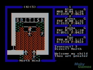 Ultima III: Exodus – In-game