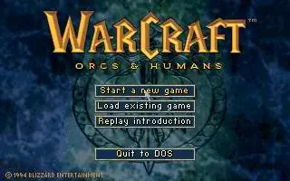 Warcraft: Orcs & Humans – Titulní obrazovka