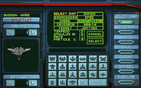 Wing Commander: Academy – Aus dem Spiel
