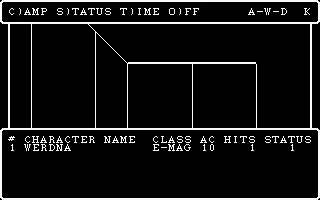 Wizardry IV: The Return of Werdna – In-game