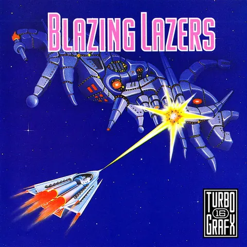 Blazing Lazers – boxart