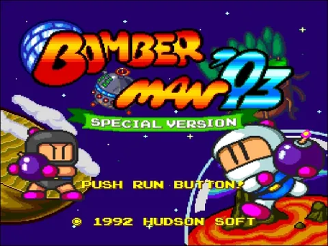Bomberman '93 / '94 – Titulní obrazovka