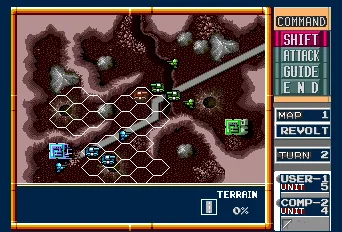 Military Madness (Nectaris) – In-game