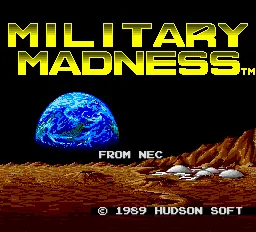 Military Madness (Nectaris) – Title screen