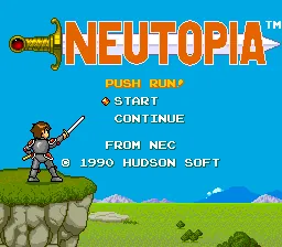 Neutopia I & II – Title screen