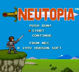 Neutopia – Écran-titre