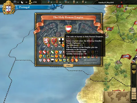 Europa Universalis III – Aus dem Spiel