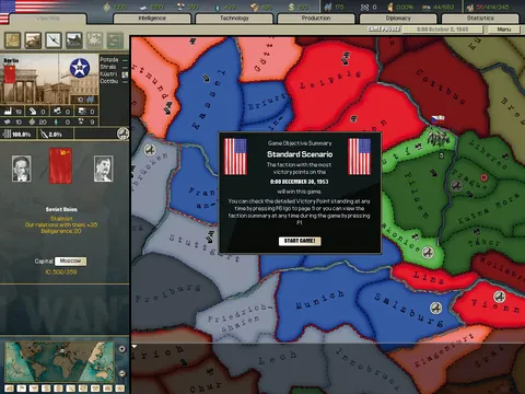 Hearts of Iron II – En jeu