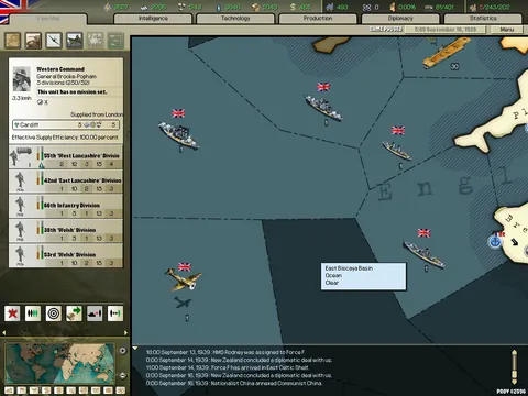 Hearts of Iron II – En jeu