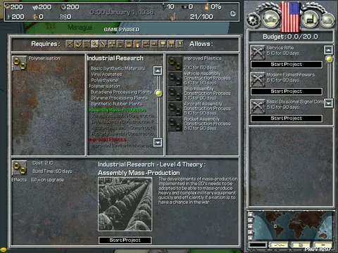 Hearts of Iron – In-game