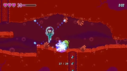 Intrepid Izzy – En jeu