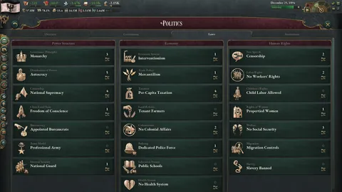 Victoria 3 – Ze hry