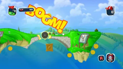 Worms Crazy Golf – In-game