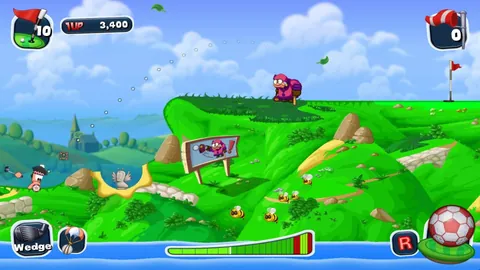 Worms Crazy Golf – In-game