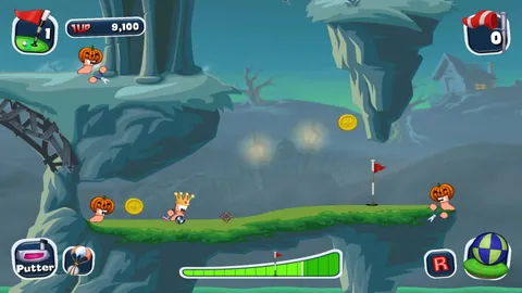 Worms Crazy Golf – In-game
