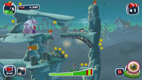 Worms Crazy Golf – In-game