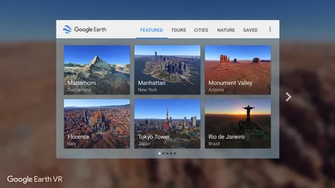 Google Earth VR – In-game