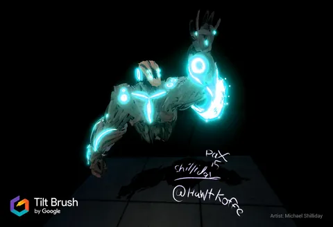Tilt Brush – Ze hry