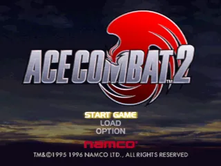Ace Combat 2 – Titulní obrazovka
