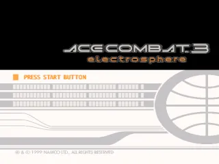 Ace Combat 3: Electrosphere – Écran-titre
