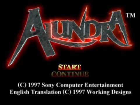 Alundra – Écran-titre