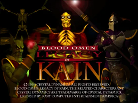 Blood Omen: Legacy of Kain – Titelbildschirm