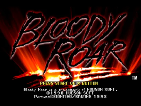 Bloody Roar 2 – Titulní obrazovka
