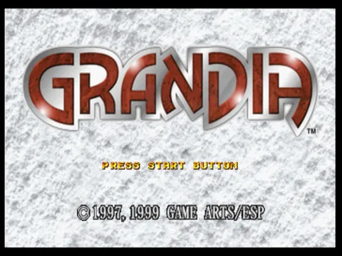 Grandia – Title screen