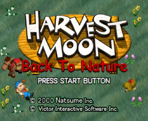 Harvest Moon: Back to Nature – Écran-titre