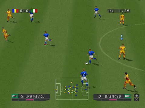 ISS Pro Evolution – En jeu