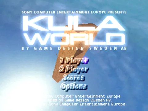 Kula World – Title screen