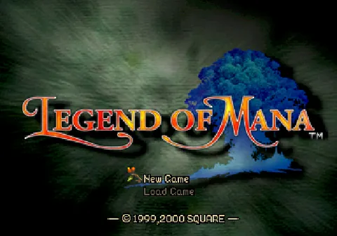 Legend of Mana – Titelbildschirm